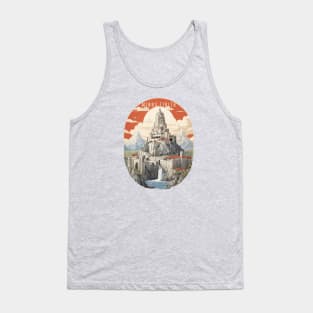 Retro Design Minas Tirith Tank Top